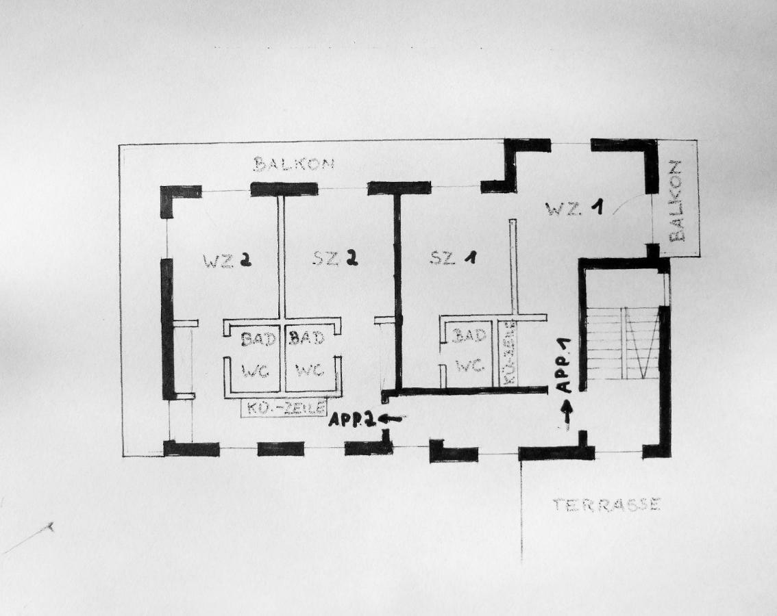 Seeblick-Appartements אוסיאך מראה חיצוני תמונה